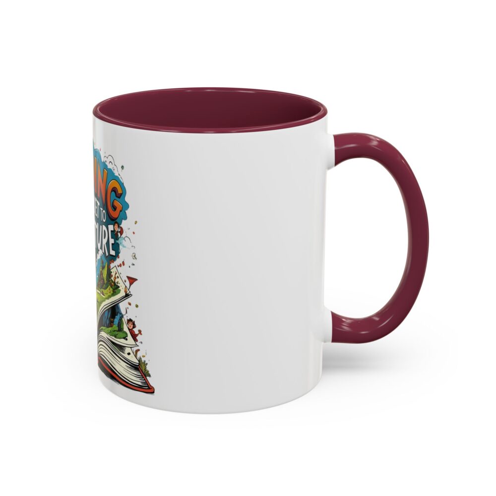 Reading is a Ticket to Adventure - Colorful Mugs (11oz, 15oz) - Image 14