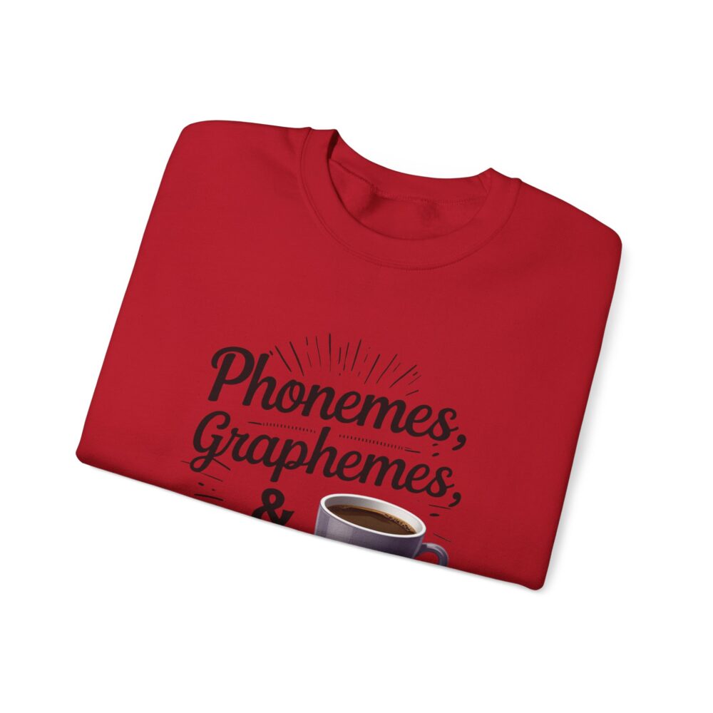 Caffeine & Phonemes Crewneck Sweatshirt | - Image 39