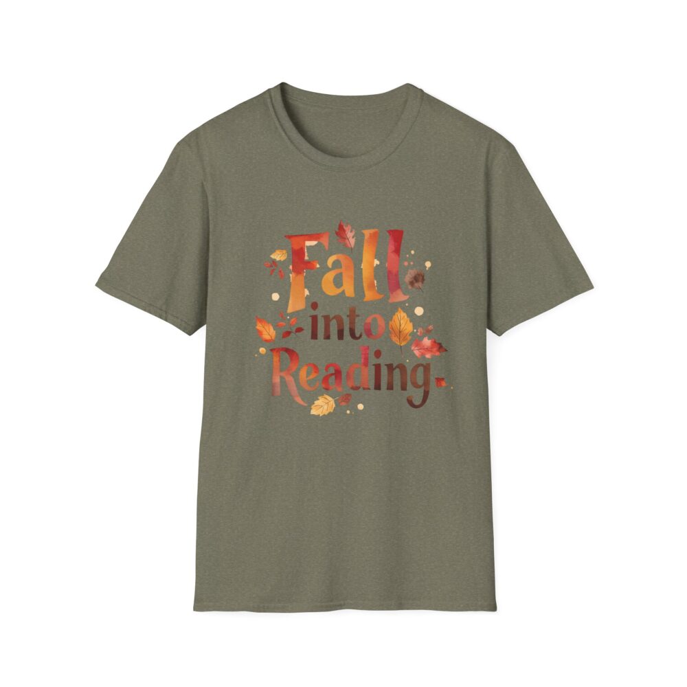 Fall Into Reading-Unisex Soft style T-Shirt - Image 25