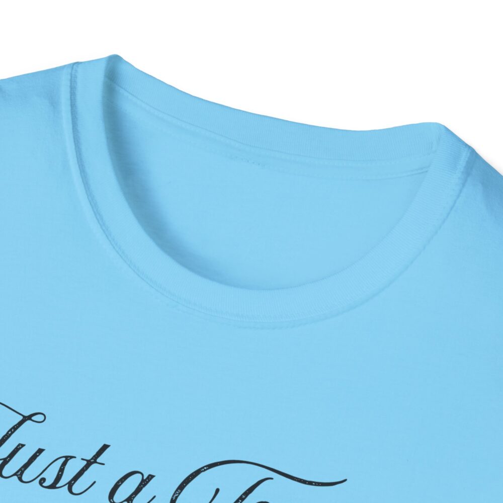 Just a Teacher Who Loves Jesus (black print) - Unisex Soft style T-Shirt - Image 35