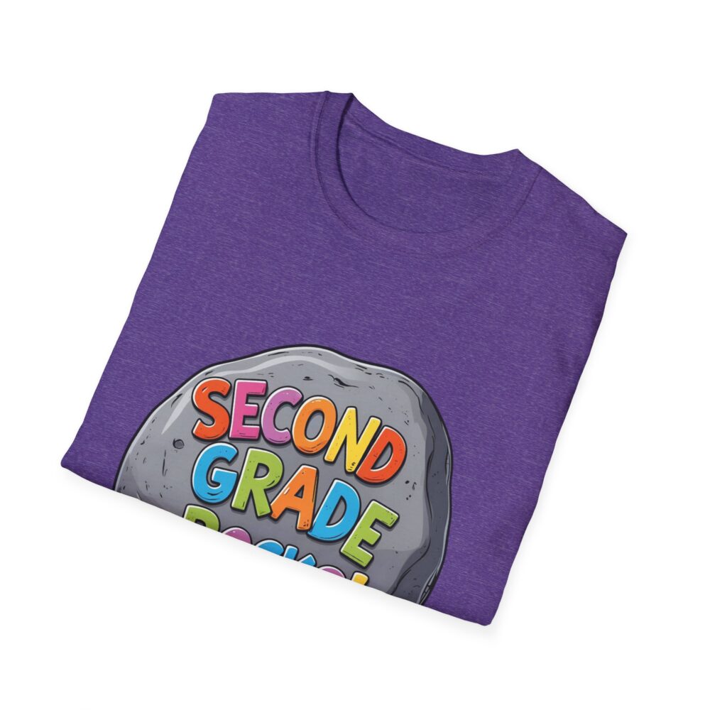 Second Grade Rocks - Unisex Soft style T-Shirt - Image 44