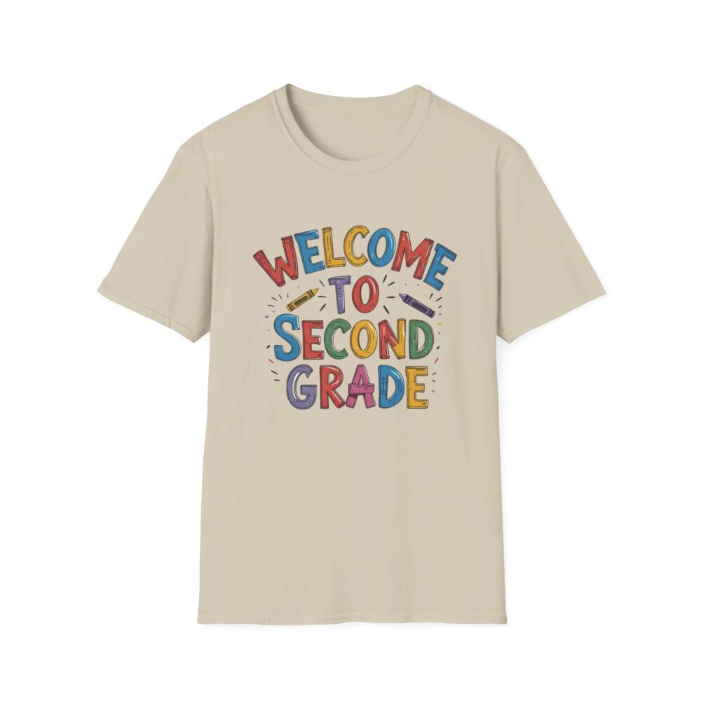 Welcome to Second Grade - Unisex Soft style T-Shirt - Image 9