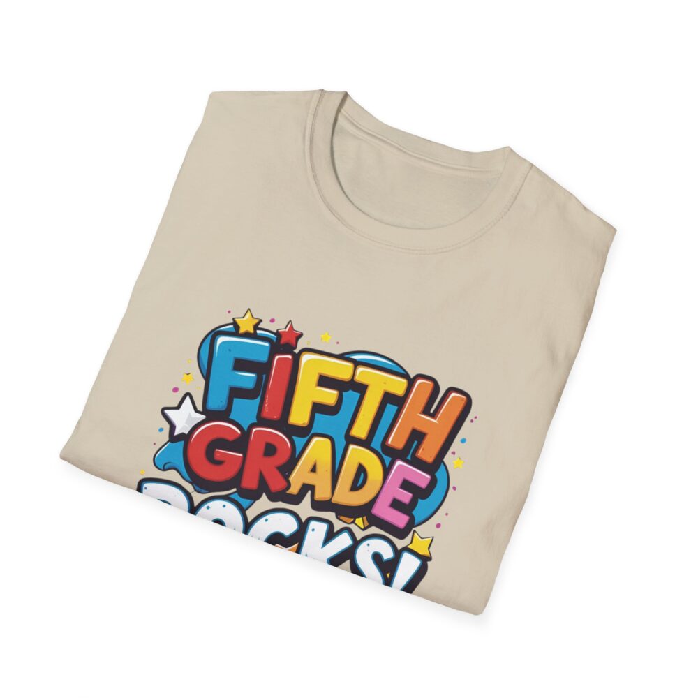 Fifth Grade Rocks - Unisex Soft style T-Shirt - Image 12
