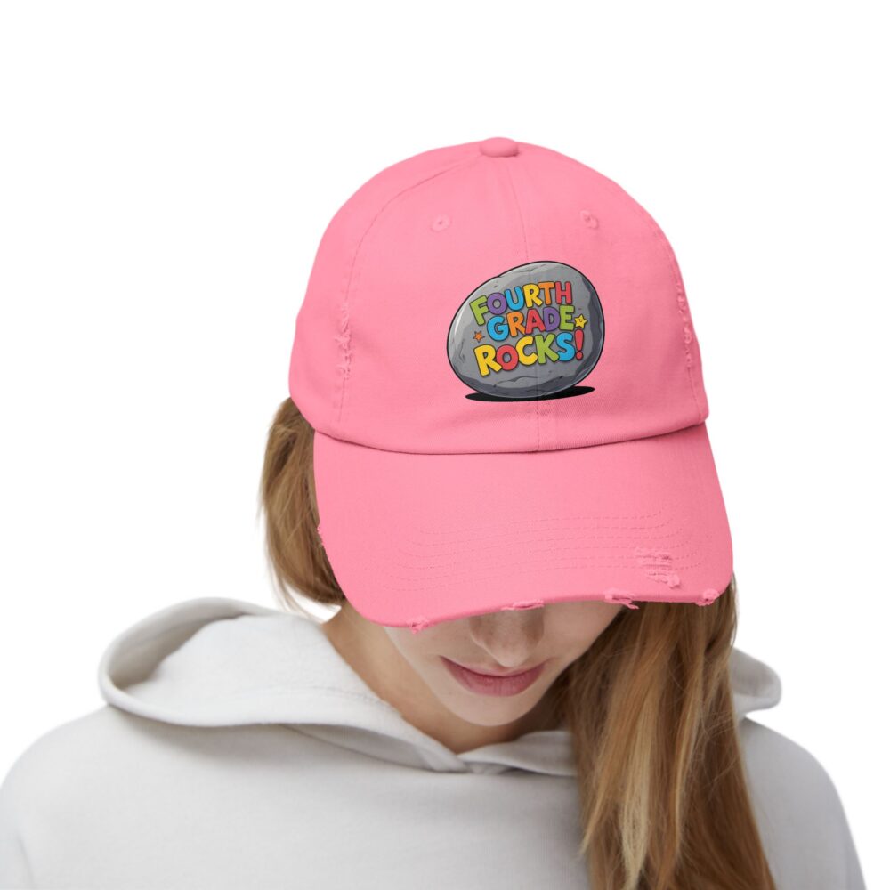 Fourth Grade Rocks, Unisex Adjustable Baseball Cap - Image 28