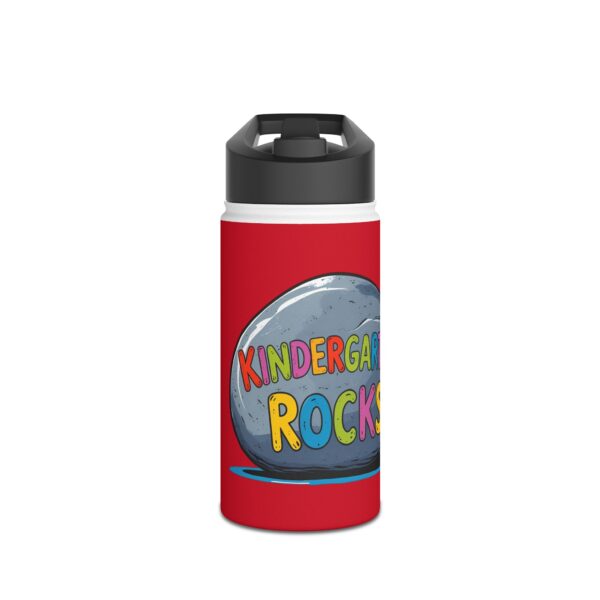 Kindergarten Rocks (red) - Stainless Steel Water Bottle