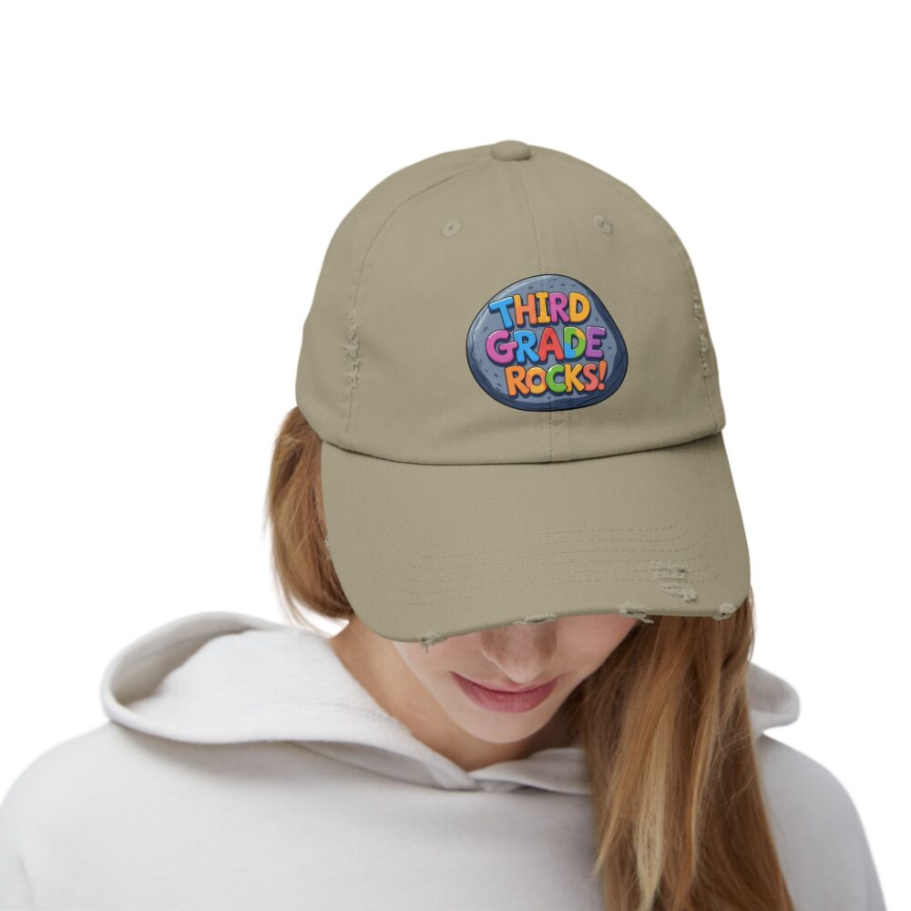 Third Grade Rocks, Unisex Adjustable Baseball Cap - Image 16