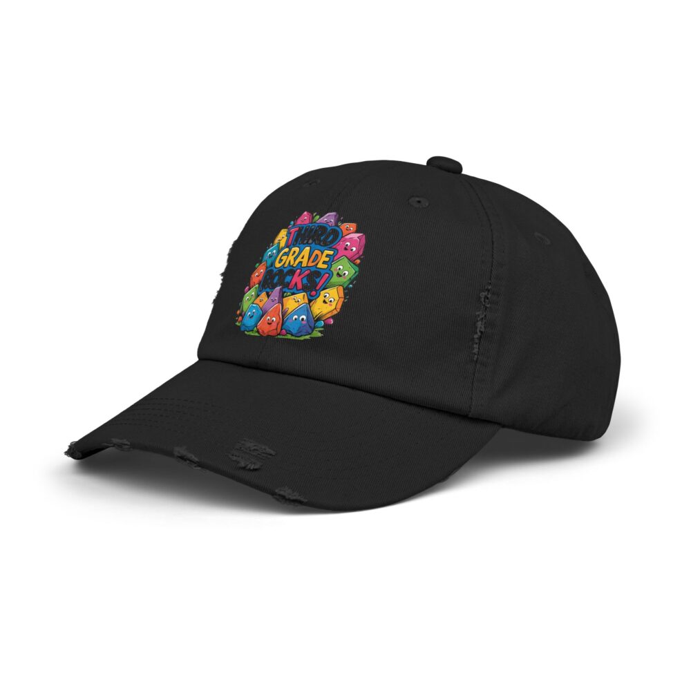 Third Grade Rocks, Unisex Adjustable Baseball Cap - Image 2