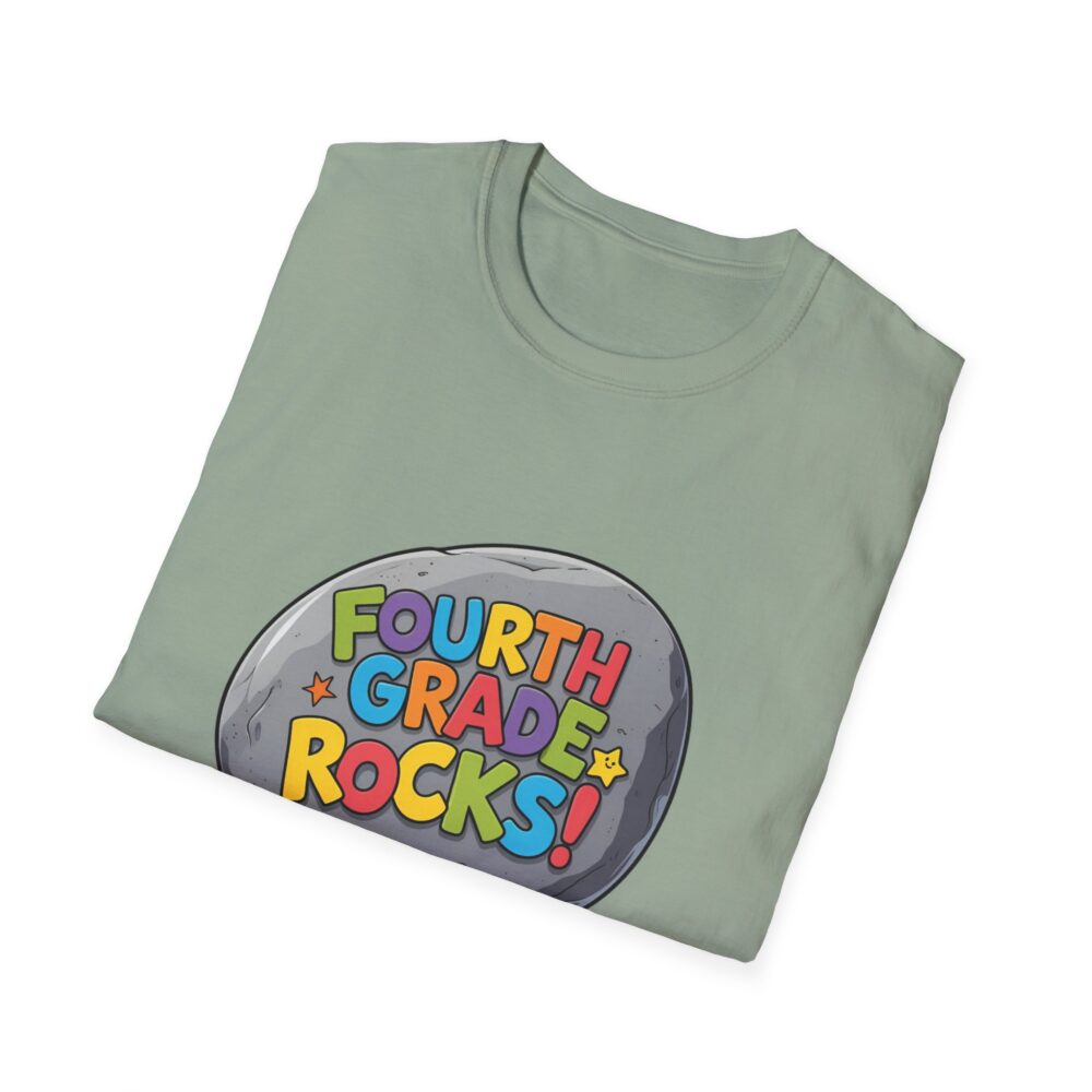 Fourth Grade Rocks - Unisex Soft style T-Shirt - Image 20
