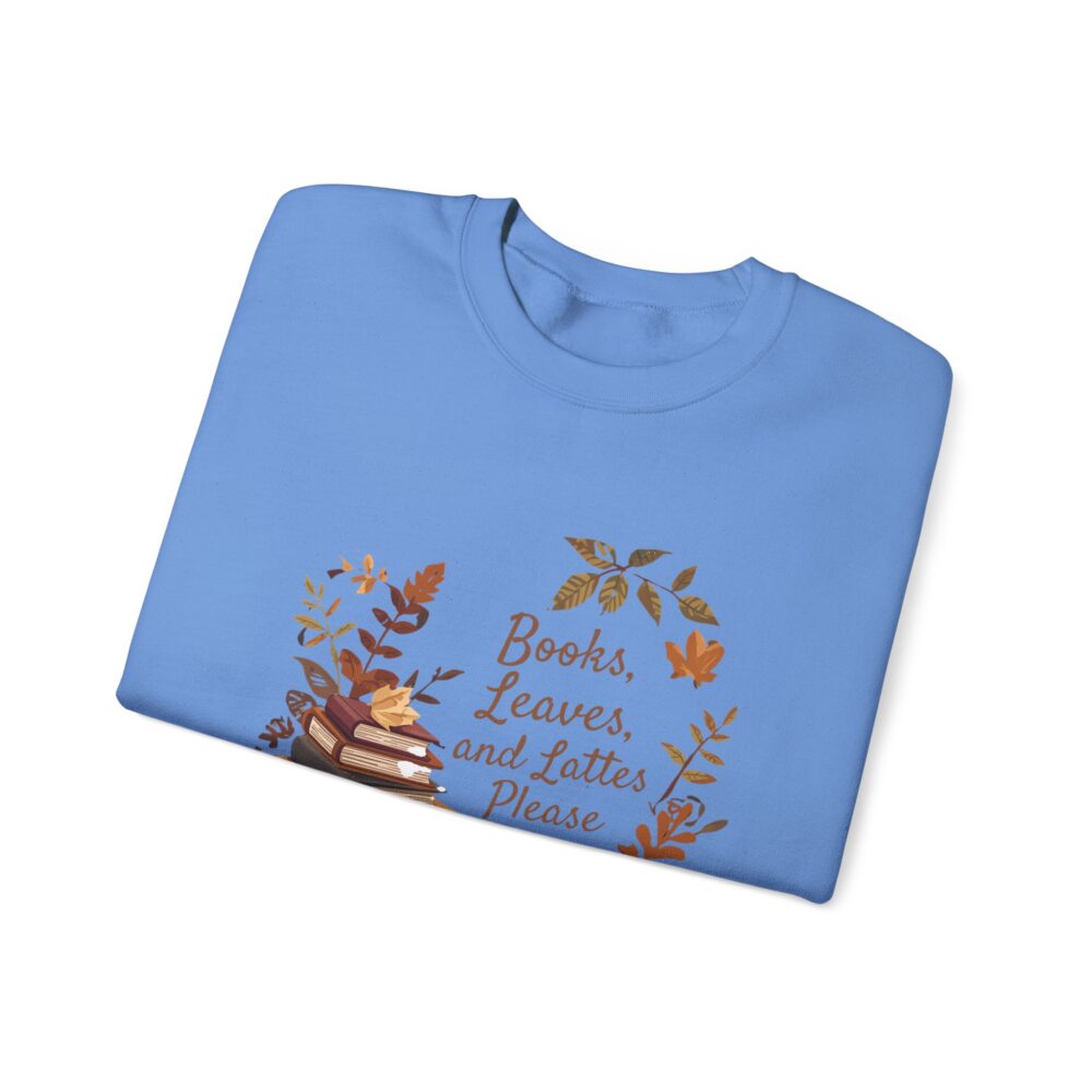 Books, Leaves, and Lattes Please-Crewneck Sweatshirt - Image 23