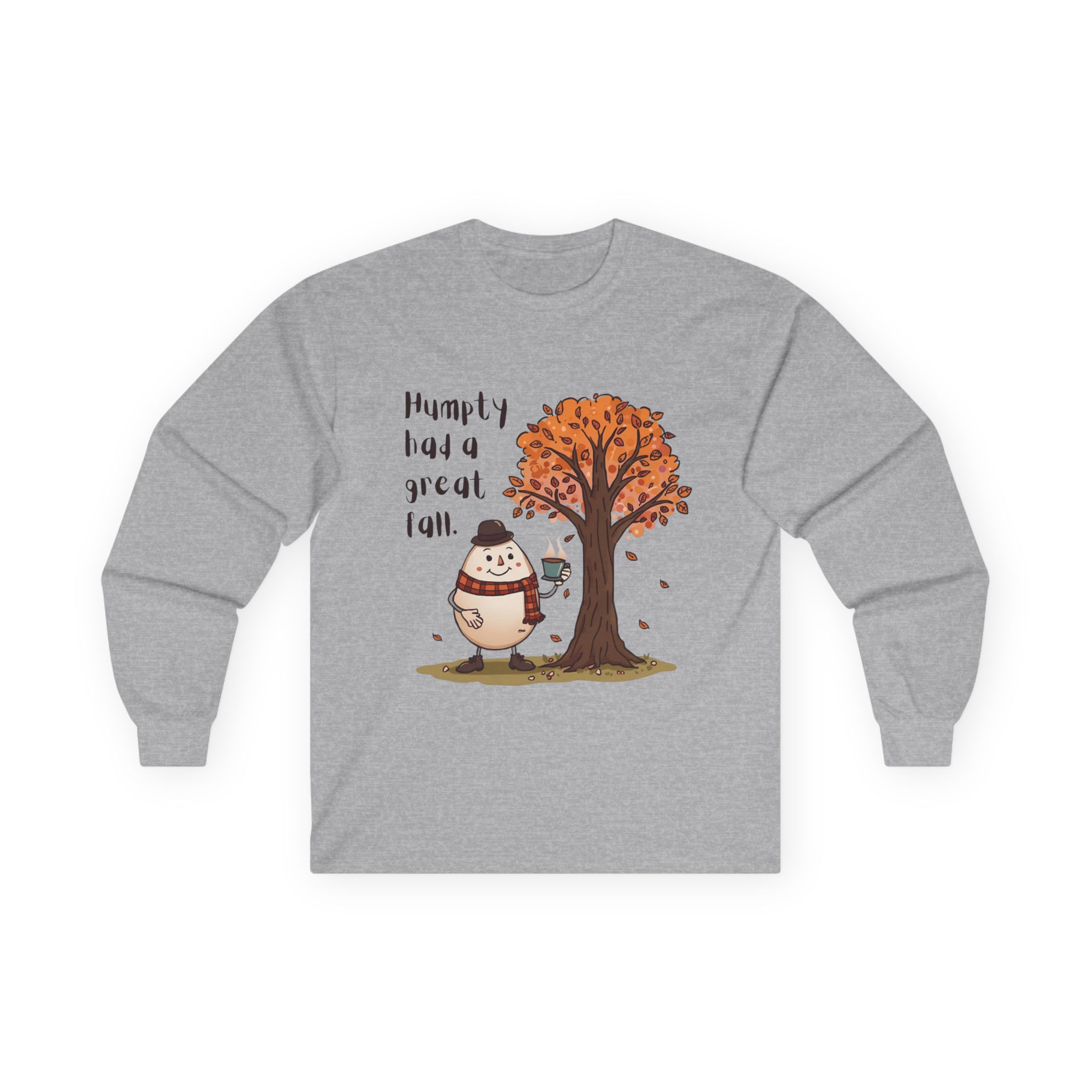 Humpty had a great Fall - Unisex Long Sleeve Tee - Image 7