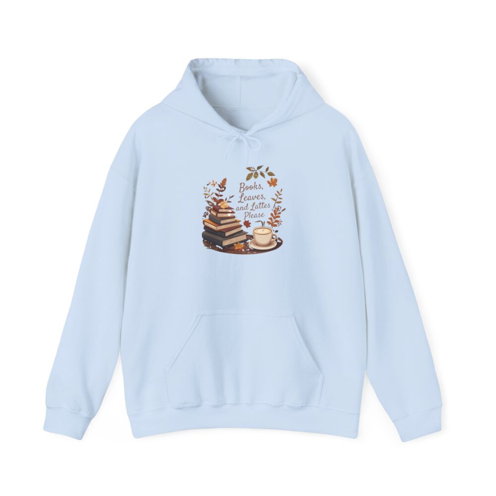 Books, Leaves, and Lattes Please - Unisex Hoodie - Image 13