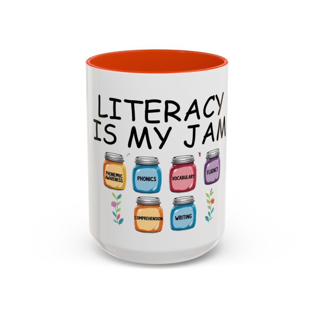 Literacy is My Jam - Colorful Mugs (11oz, 15oz) - Image 45