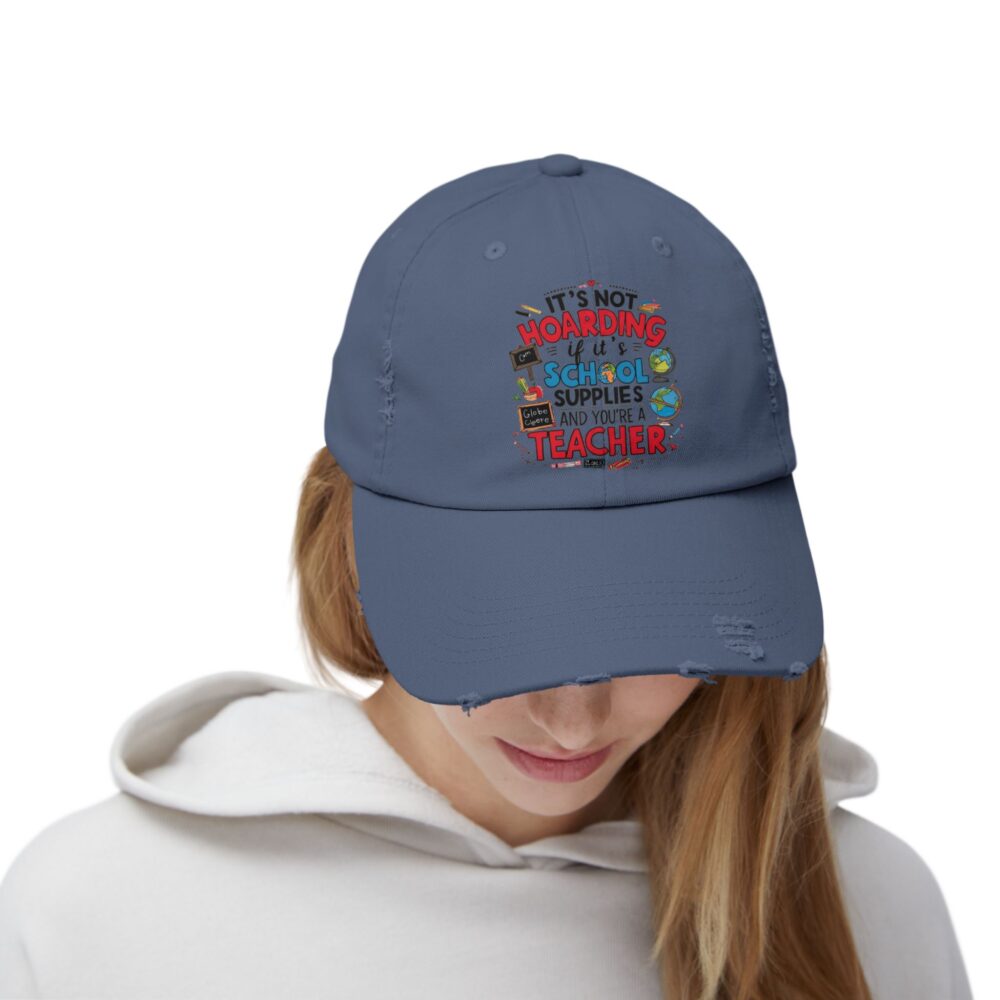 It's Not Hoarding if It's School Supplies... - Unisex Adjustable Baseball Cap - Image 12