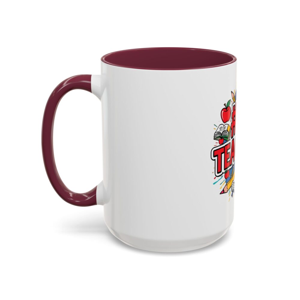 #1 Teacher - Colorful Mugs (11oz, 15oz) - Image 44