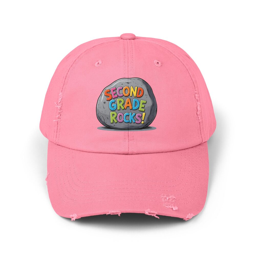 Second Grade Rocks, Unisex Adjustable Baseball Cap - Image 25