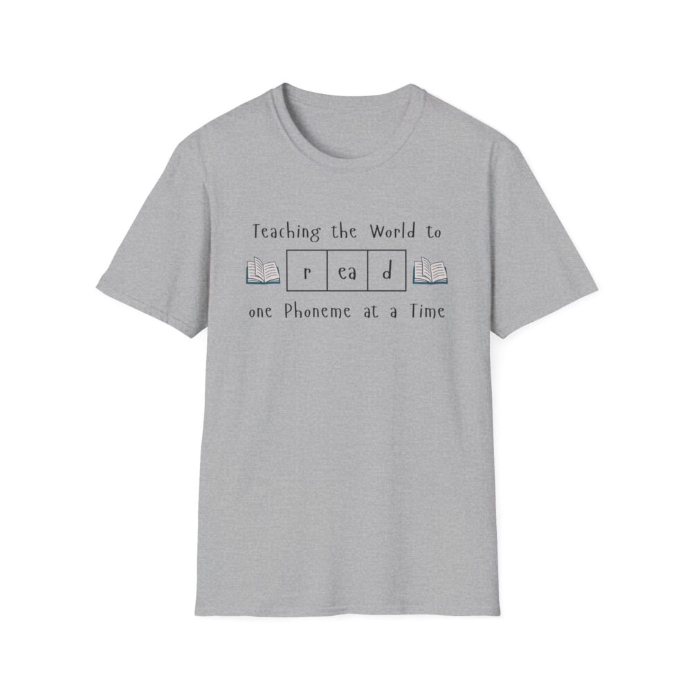 Teaching the World to "Read" One Phoneme at a Time - Unisex Soft style T-Shirt - Image 9