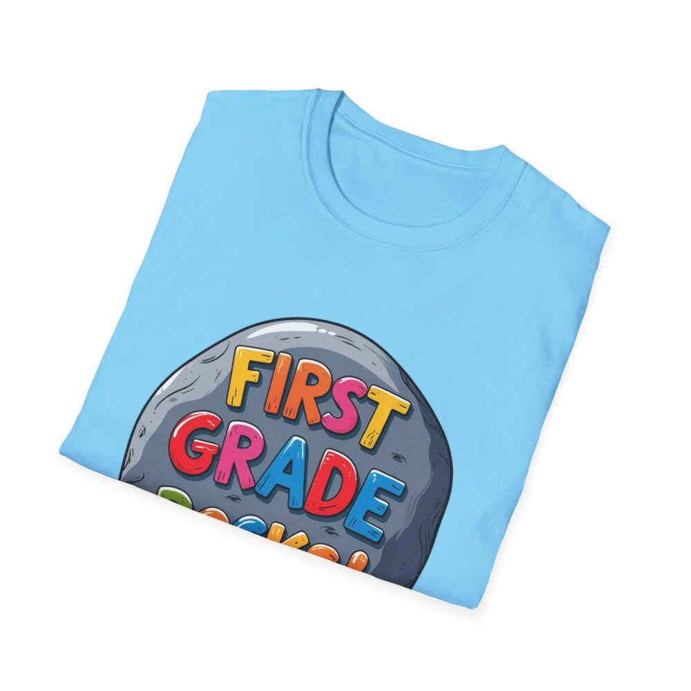 First Grade Rocks - Unisex Soft style T-Shirt - Image 28