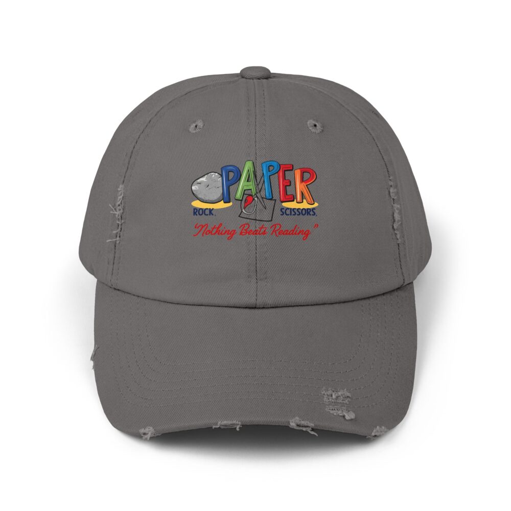 Rock, Paper, Scissors, Nothing Beats Reading - Unisex Adjustable Baseball Cap - Image 13