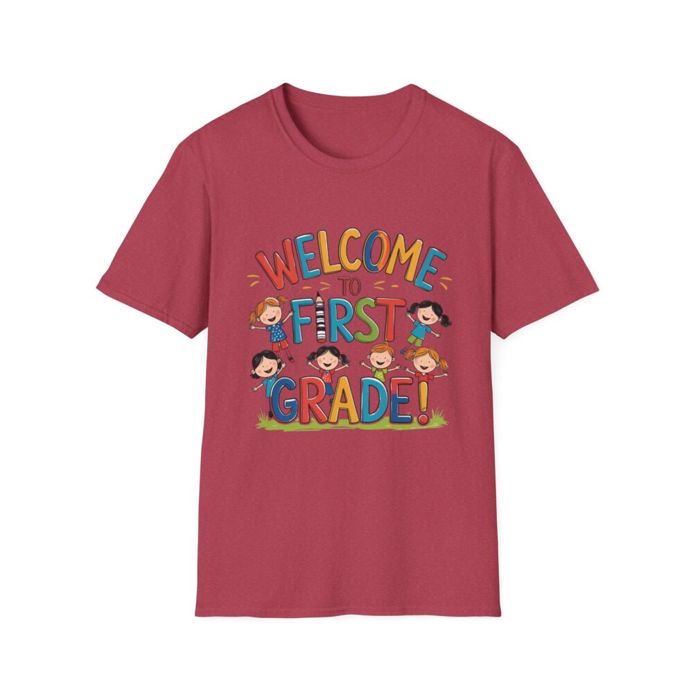 Welcome to First Grade - Unisex Soft style T-Shirt - Image 57
