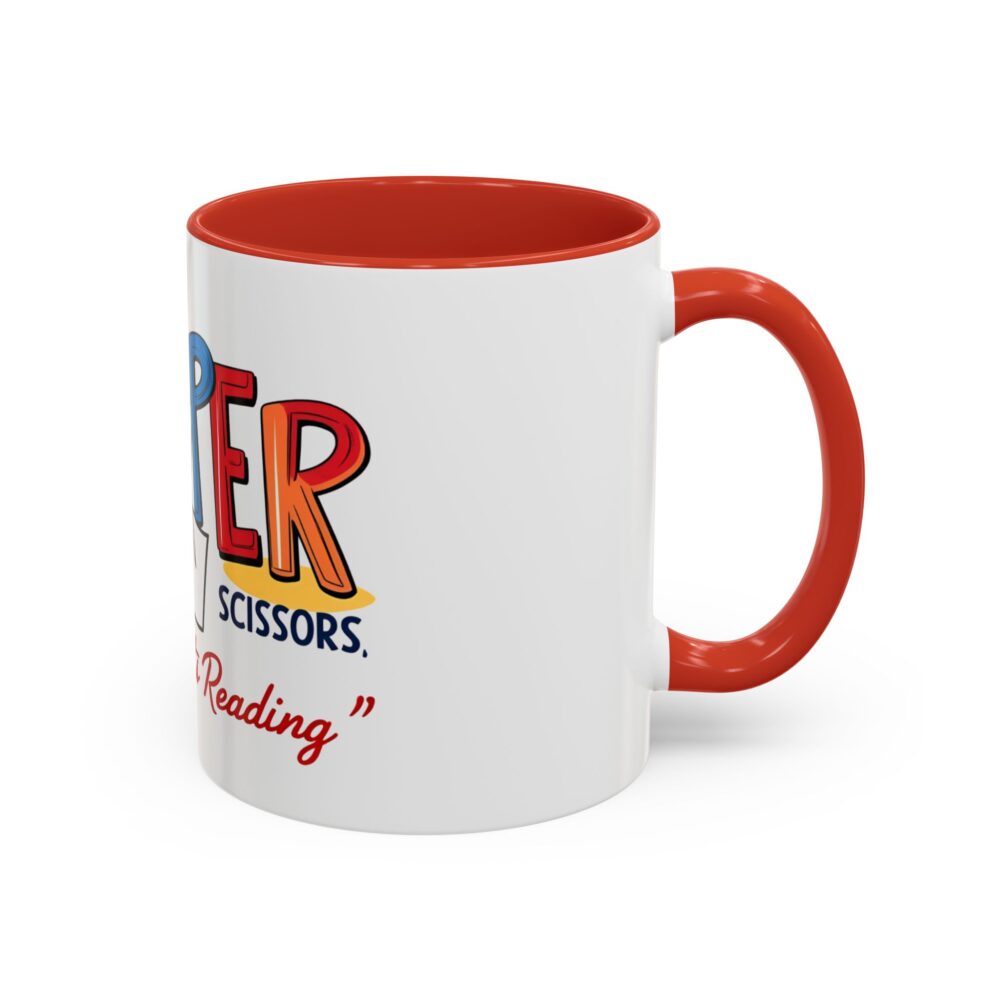 Rock, Paper, Scissors, Nothing Beats Reading - Coffee Mug - Image 14