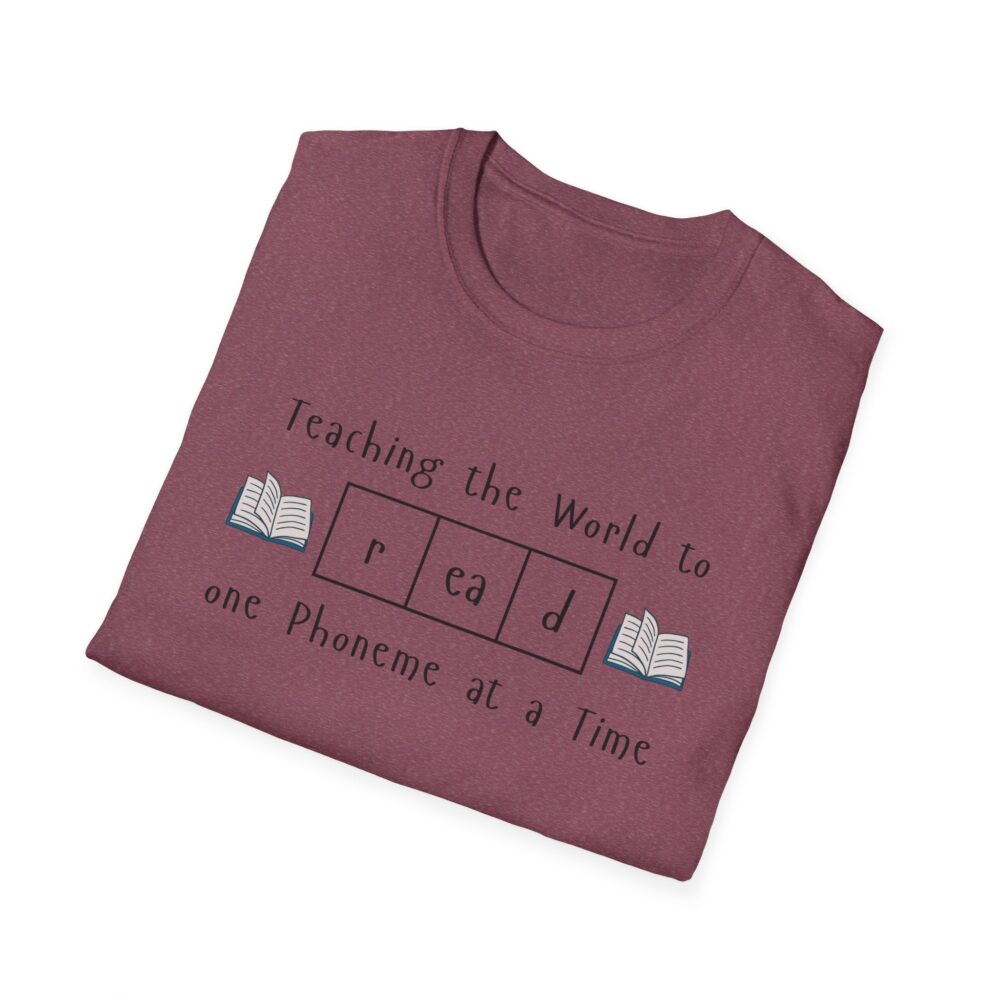 Teaching the World to "Read" One Phoneme at a Time - Unisex Soft style T-Shirt - Image 60