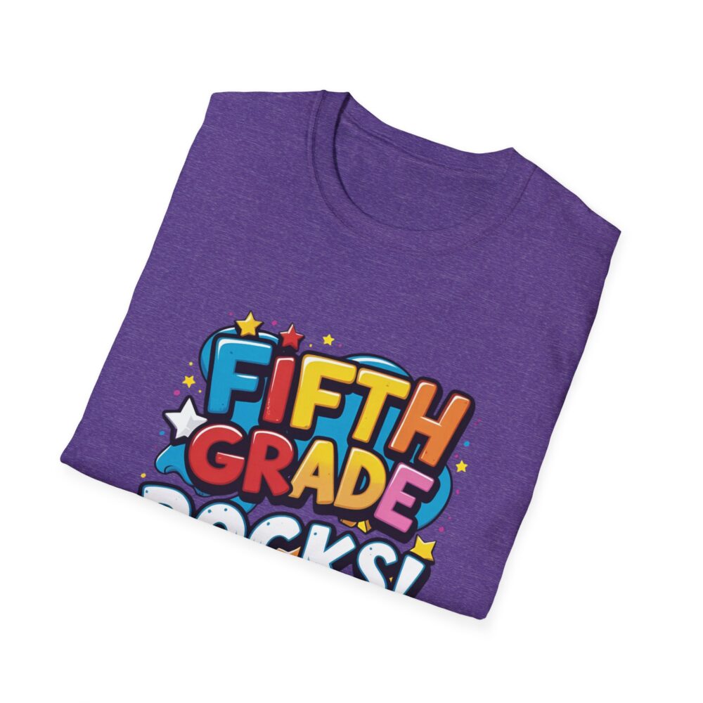 Fifth Grade Rocks - Unisex Soft style T-Shirt - Image 44