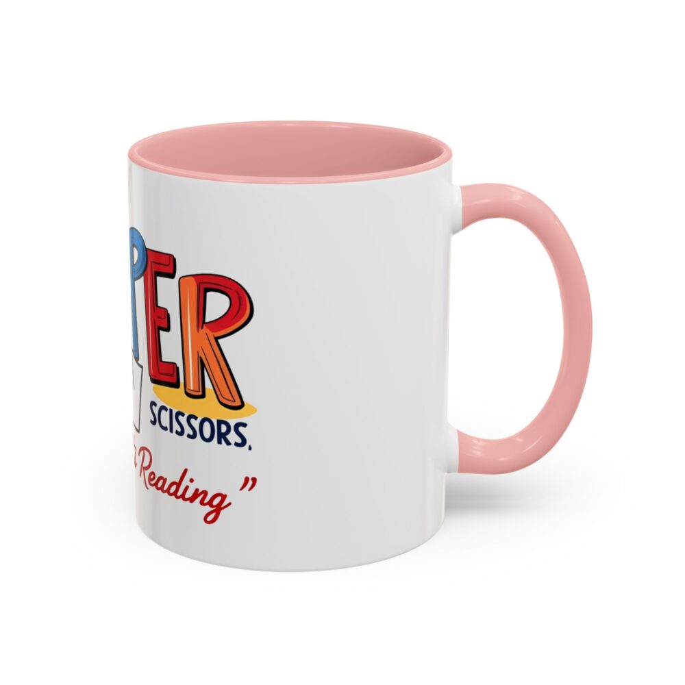 Rock, Paper, Scissors, Nothing Beats Reading - Coffee Mug - Image 10