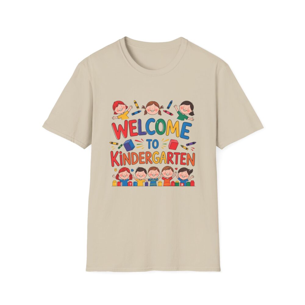 Welcome to Kindergarten - Unisex Soft style T-Shirt - Image 9