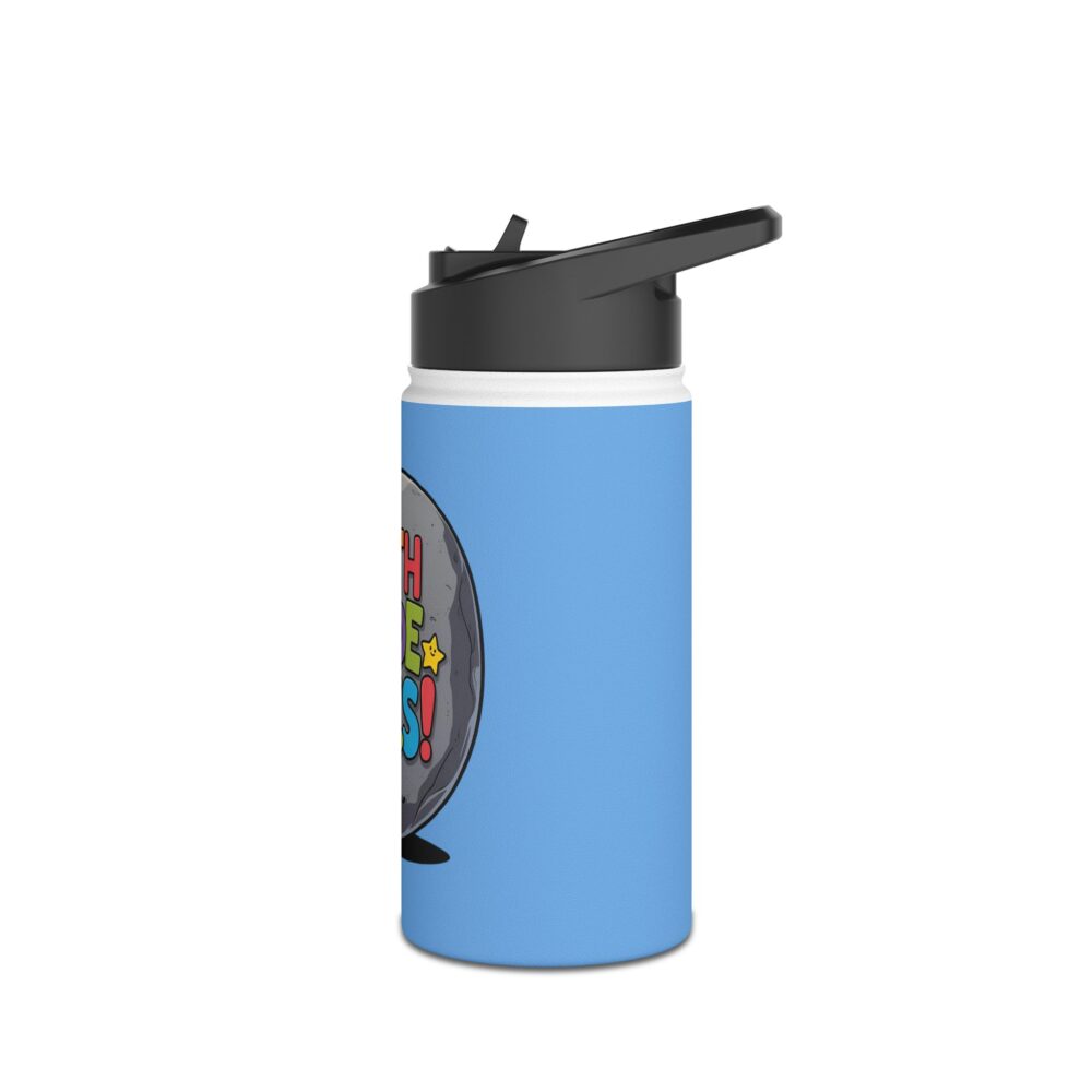 Fourth Grade Rocks (blue) - Stainless Steel Water Bottle - Image 4