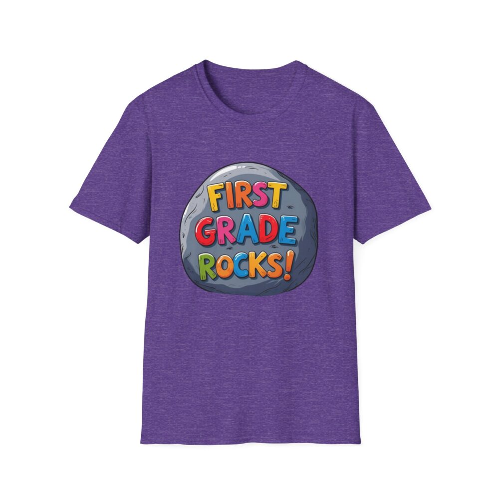First Grade Rocks - Unisex Soft style T-Shirt - Image 41