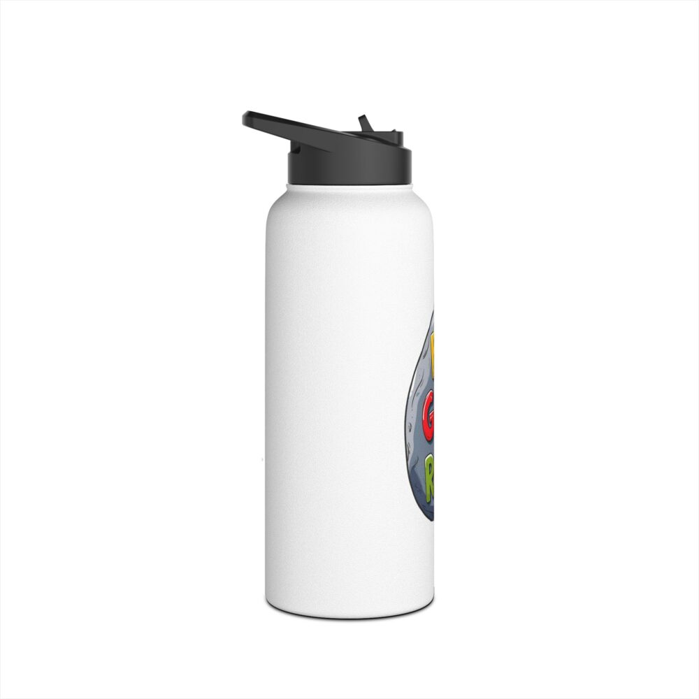 First Grade Rocks (white) - Stainless Steel Water Bottle - Image 11