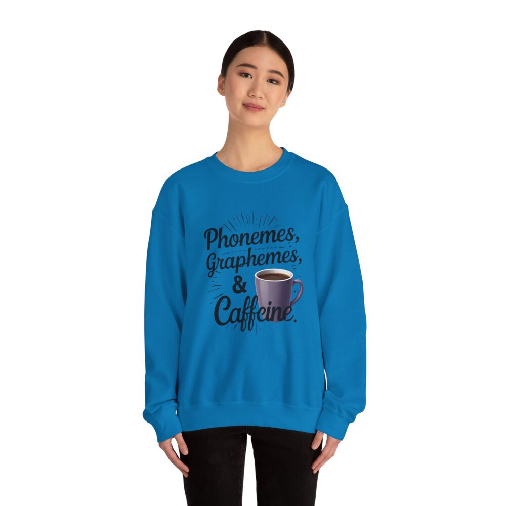Caffeine & Phonemes Crewneck Sweatshirt | - Image 28