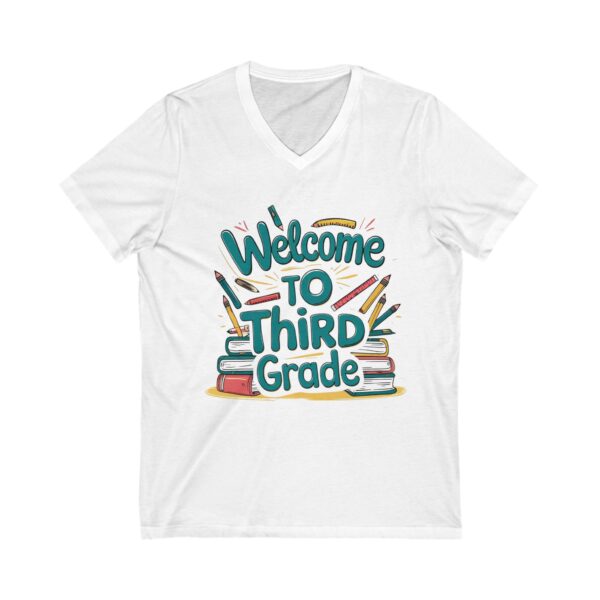 Welcome to Third Grade - Unisex V-Neck Tee