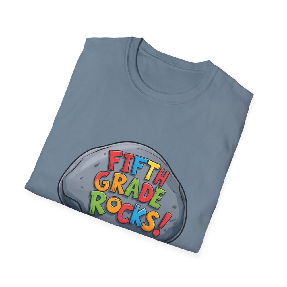 Fifth Grade Rocks - Unisex Soft style T-Shirt - Image 36