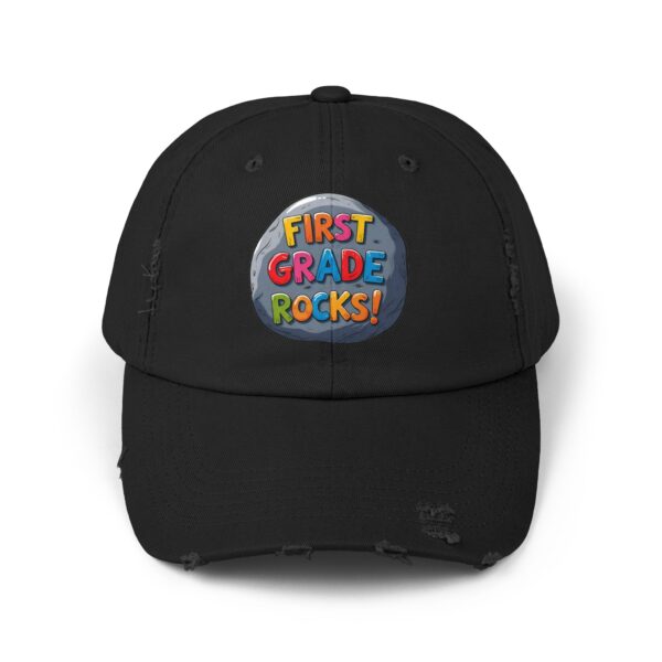 First Grade Rocks, Unisex Adjustable Baseball Cap
