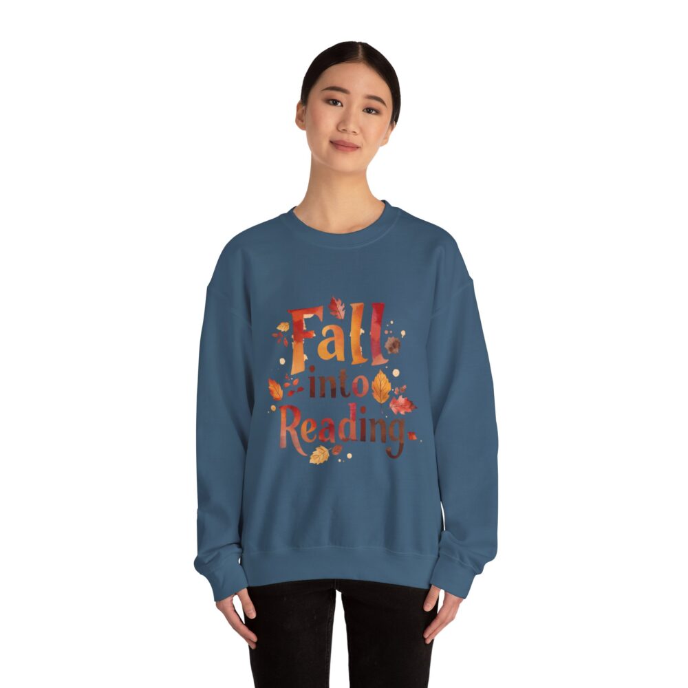 Fall Into Reading-Crewneck Sweatshirt - Image 36