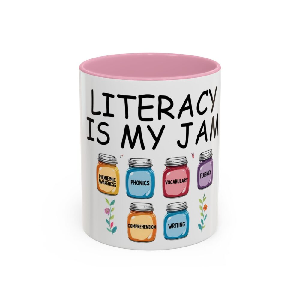 Literacy is My Jam - Colorful Mugs (11oz, 15oz) - Image 21