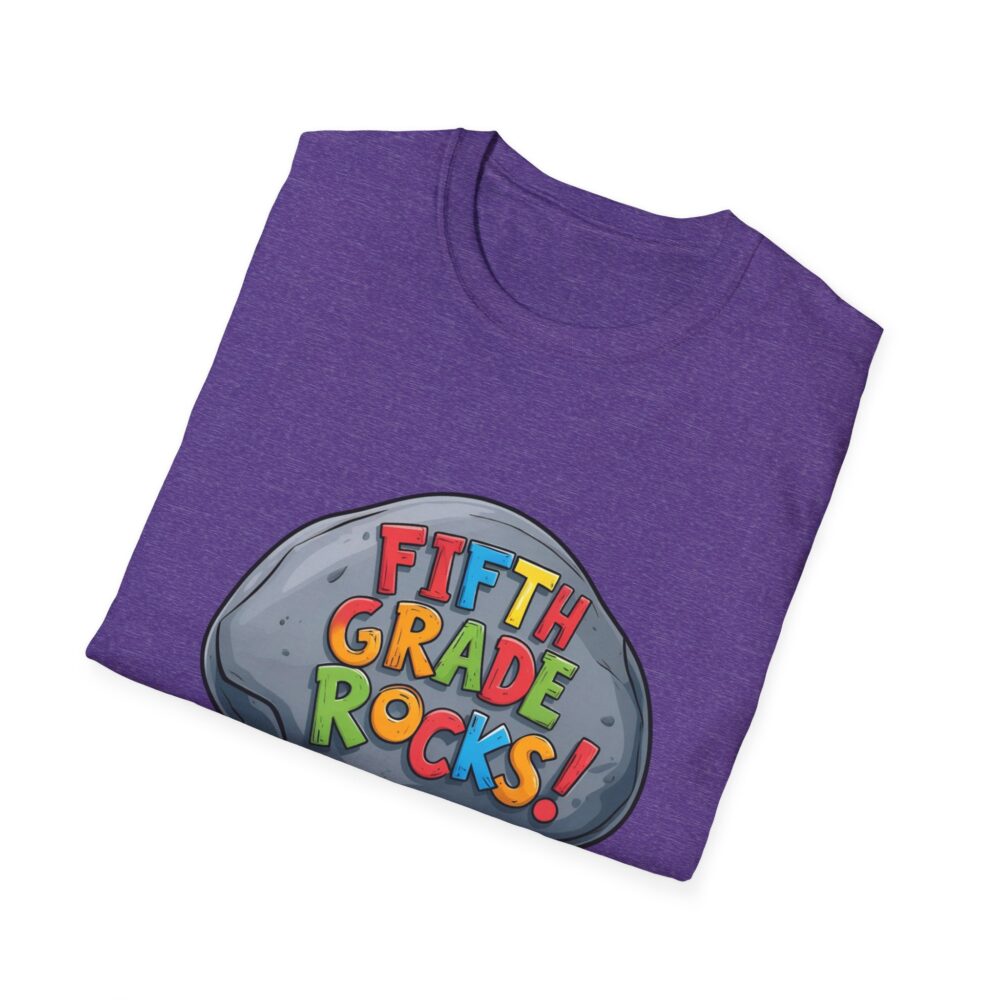 Fifth Grade Rocks - Unisex Soft style T-Shirt - Image 44