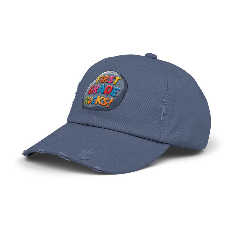 First Grade Rocks, Unisex Adjustable Baseball Cap - Image 18