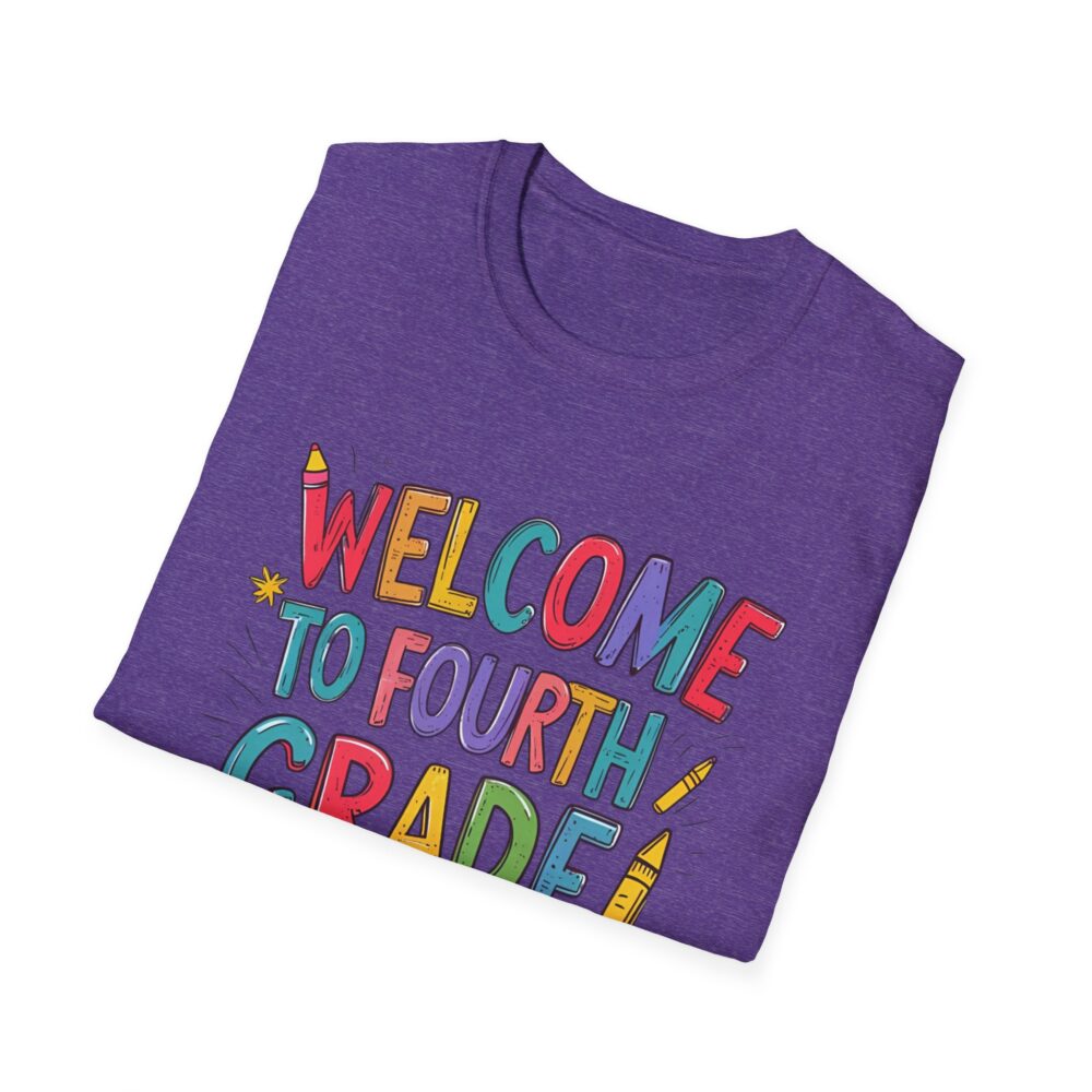 Welcome to Fourth Grade - Unisex Soft style T-Shirt - Image 44