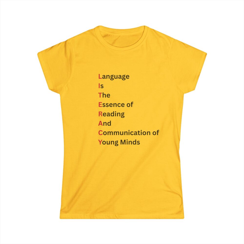 LITERACY - Women's Soft style t-shirt - Image 7