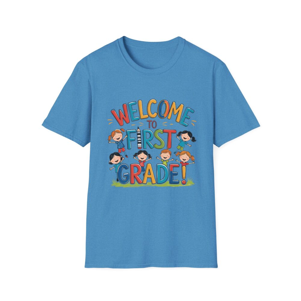 Welcome to First Grade - Unisex Soft style T-Shirt - Image 21