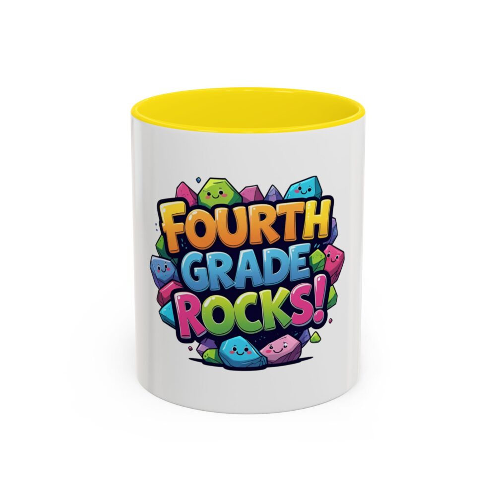 Fourth Grade Rocks - Coffee Mug - Image 49