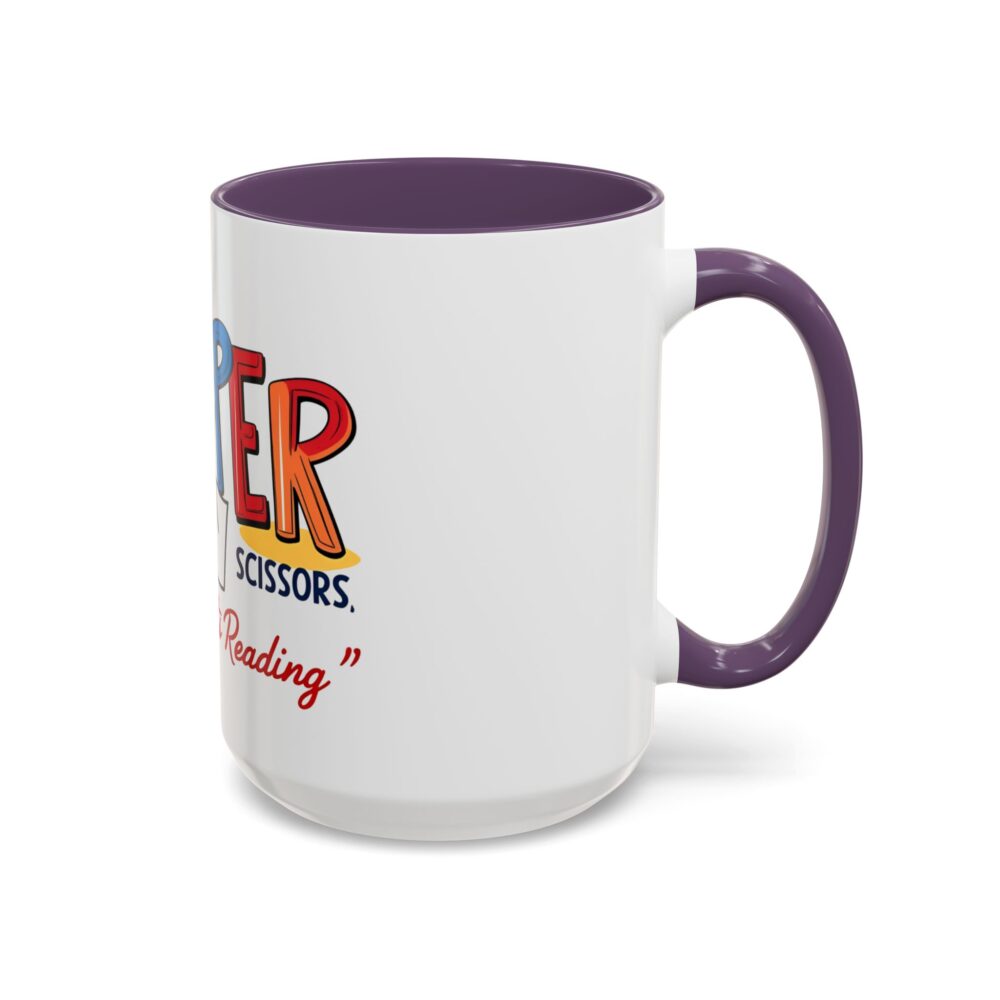 Rock, Paper, Scissors, Nothing Beats Reading - Coffee Mug - Image 58