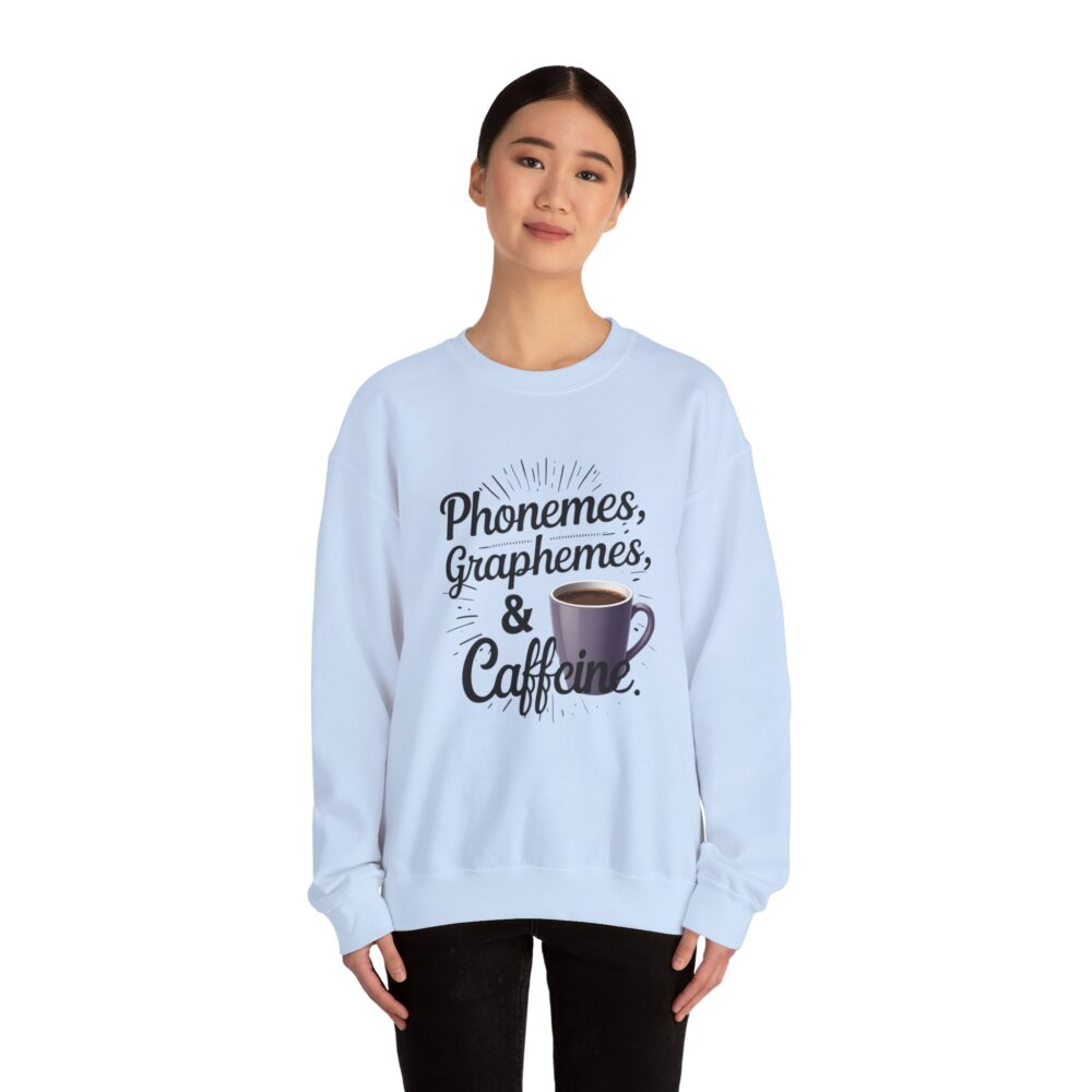 Caffeine & Phonemes Crewneck Sweatshirt | - Image 20
