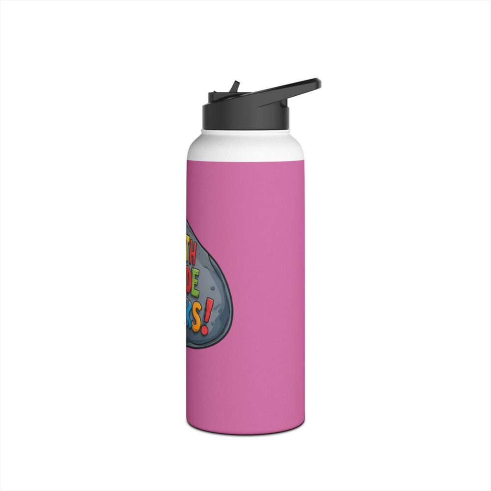 Fifth Grade Rocks (pink) - Stainless Steel Water Bottle - Image 12