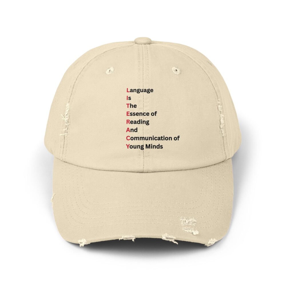 LITERACY, Unisex Adjustable Baseball Cap