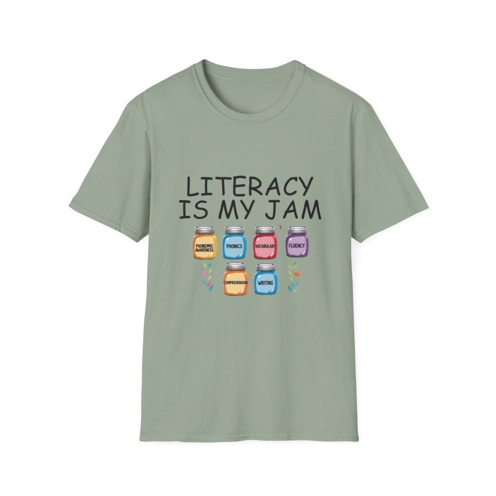 Literacy is My Jam - Unisex Soft Style T-Shirt - Image 25