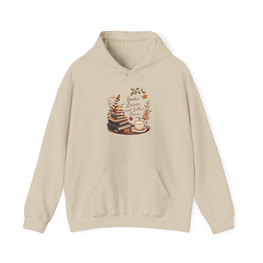 Books, Leaves, and Lattes Please - Unisex Hoodie - Image 5