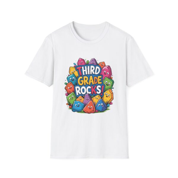 Third Grade Rocks - Unisex Soft style T-Shirt